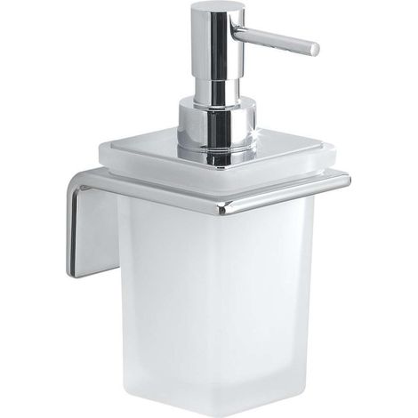 Sapho Gedy Il Giglio - Seifenspender mit Halter, Milchglas/ Chrom A98113 (1/5)