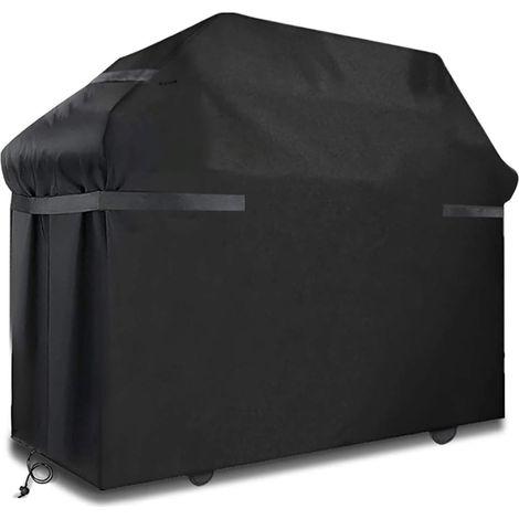 Housse de Protection pour Barbecue Imperméable, 420D Oxford Résistante aux Intempéries, Respirante Anti-Déchirure, Format Universelle 183 x 66 x 130 cm