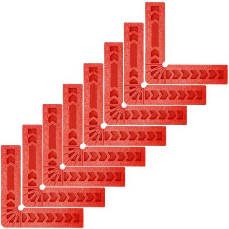 8 pièces équerres de positionnement 4 pouces à 90°, pinces angle droit menuiserie (1/5)