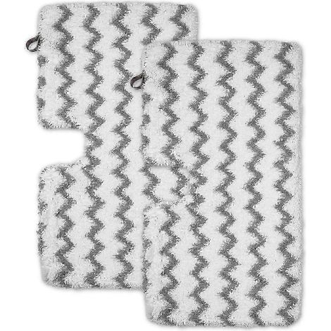 Lingettes de rechange AURA pour balai vapeur, lingettes professionnelles pour nettoyeur vapeur, en microfibre résistante à la décoloration et aux rayures (1/5)