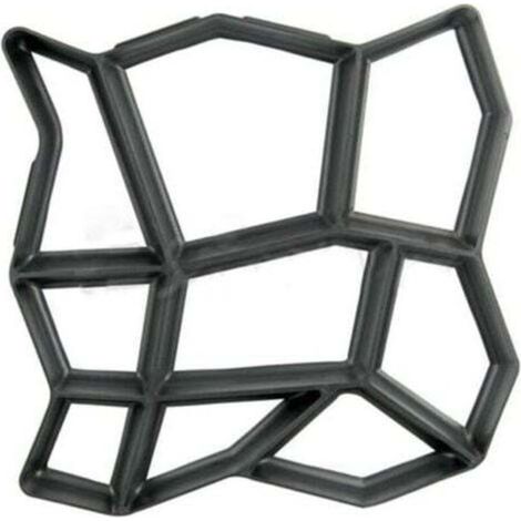 Unregelmäßige Betonpflasterform (17" x 17") für Einfahrten, Wege, Gärten, Terrassen, Decks, Pathmate Stone