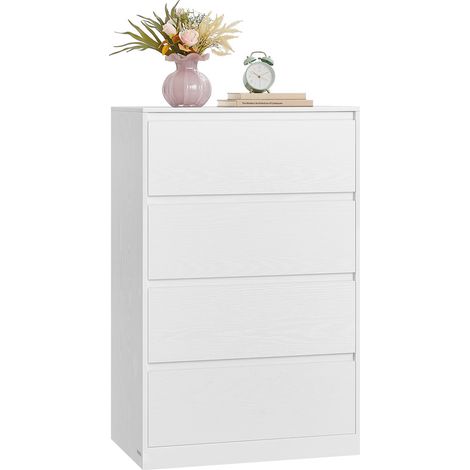 Vasagle – Commode enfant 4 tiroirs – Dimensions 40 x 60 x 97,4 cm – Panneaux d’aggloméré et MDF – Sécurité anti-basculement incluse (1/5)