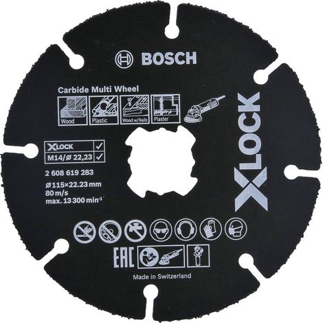 Bosch 1x X-LOCK Carbide Multi Wheel Ø 115 mm - 2608619283