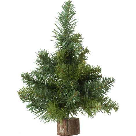 Paris Prix - Sapin De Noël à Poser blooming 27cm Vert