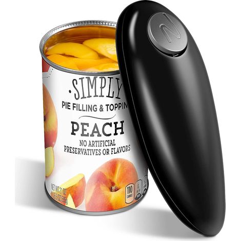 Ouvre-Boîte Électrique Automatique - Gadget de Cuisine Sans Effort, Idéal pour Personnes avec Arthrite, Ouvre-Bocal Pratique (1/4)