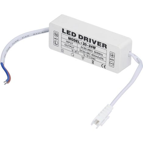 Alimentation LED à courant constant, légère et portable, avec dissipation thermique et protection contre les courts-circuits. (1/4)