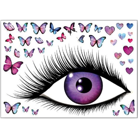 Stickers Muraux L'oeil aux Papillons