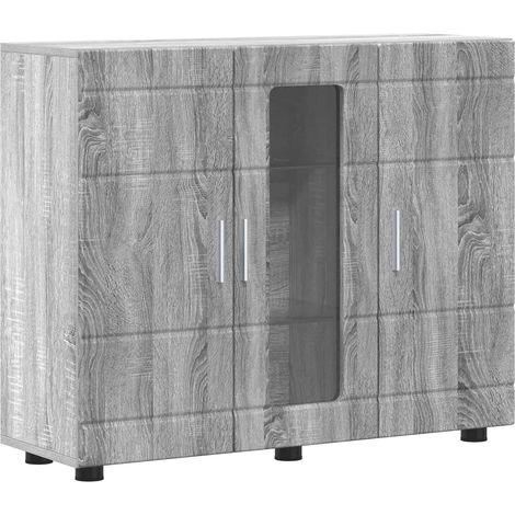 Armario de Madera Gris Sonoma 88,5 x 30,5 x 73 cm vidaXL