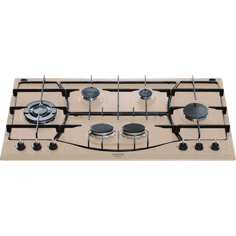 Hotpoint Ariston Piano cottura a gas PHN 960MST (AV) R/HA. Colore del prodotto: Avena, Posizionamento dell'apparecchio: Da incasso, Dimensione della larghezza del piano cottura: 8... - PHN960MSTAVR/HA