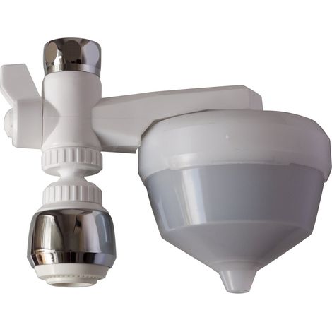 Siroflex 2650-1S UNI 3 Classic Filtro Acqua Rubinetto 3 Funzioni Carbone Attivo Rompigetto Snodato colore Bianco (1/4)