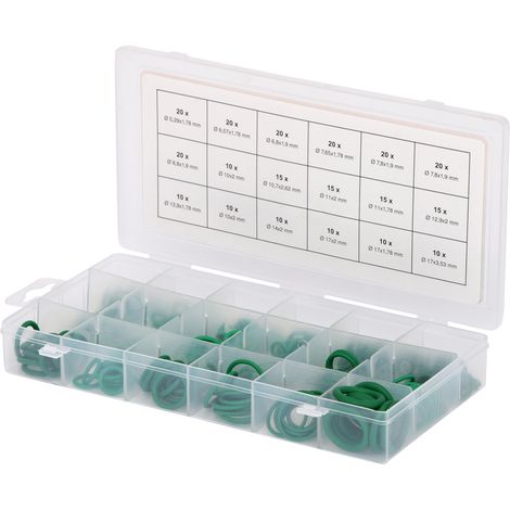 KS Tools Sortiment O-Ringe für Klima, HNBR, 270-tlg. (1/4)