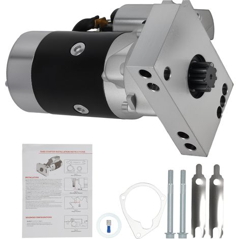 ALLUMINIO ROSSO 9 DENTI STARTER MOTOR FOR CHEVY-V8 SMALL BLOCK, BIG BLOCK 3HP (1/5)