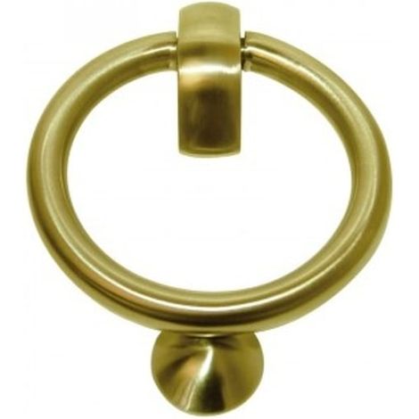 Marteau de porte ANNEAU finition laiton PVD - CHRISLIGNE CADAP