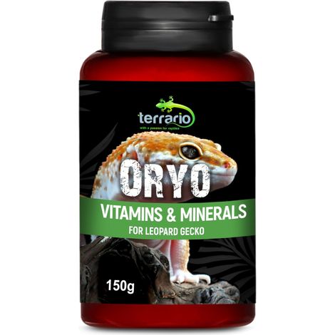 Vitaminas y calcio para gecko leopardo, suplemento alimenticio para reptiles, 150 g.