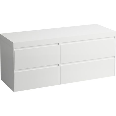 LAUFEN LANI encimera de lavabo blanco mate incl. mueble bajo (1/3)