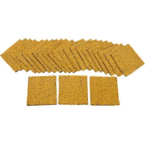 Lot de 24 Tapis de nichoir pour poulet, 30x30x3 cm, tapis de nidification de cabane à poulets, lavables et réutilisables, pour la pose d'œufs, accessoires de poulailler (1/5)