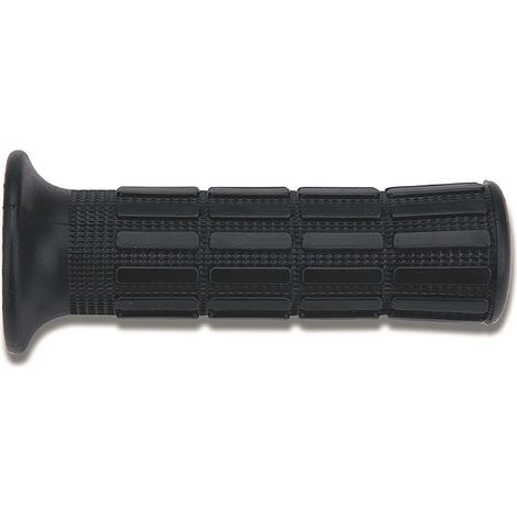 Puños Domino para scooter estilo Yamaha (22+25 mm, longitud 110/112 mm) sin orificio, negros