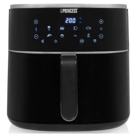 Freidora de Aire Princess Digital 1800W con Capacidad de 8L y Pantalla LED  Oferta exclusiva