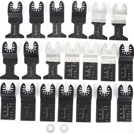 Lot de 20 disques de coupe pour scie électrique avec repères de longueur intégrés, accessoire pour le travail du bois (1/5)