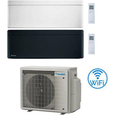 Daikin Stylish White WiFi Dual Split Inverter Klimaanlage 9000 + 9000 BTU mit 2MXM40A9 Klasse A+++/A++ NEU 2024