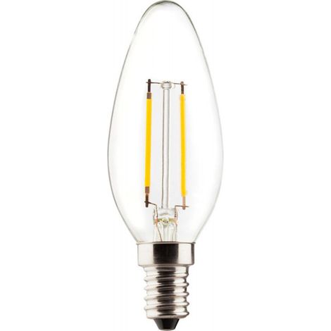 Lampadina a candela a LED 2.5W (25W) E14 245LM 2700K Retro LED HD LED candela 2.5W (25W)