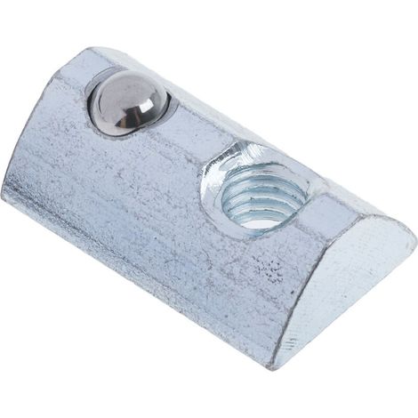 Ecrou à rainure en T, profilé 40 mm, L. 22mm, rainure 8mm en Acier ( Prix pour Sachet de 10 ) (1/2)