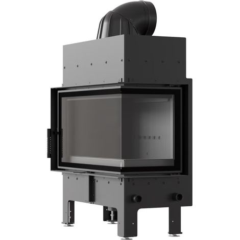 Inserto para chimenea FLOKI 10Kw con ventana a la derecha (1/5)