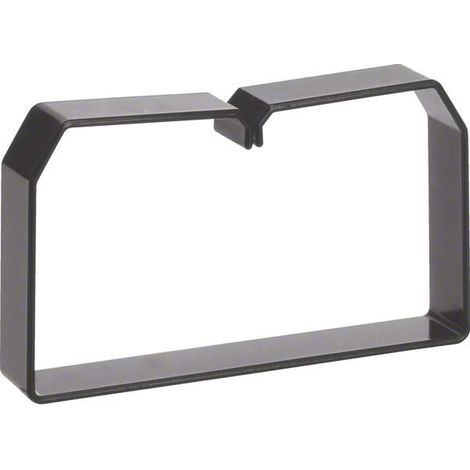 Hager Klammer LK 75125 PVC schwarz 75 x 125mm (1/2)