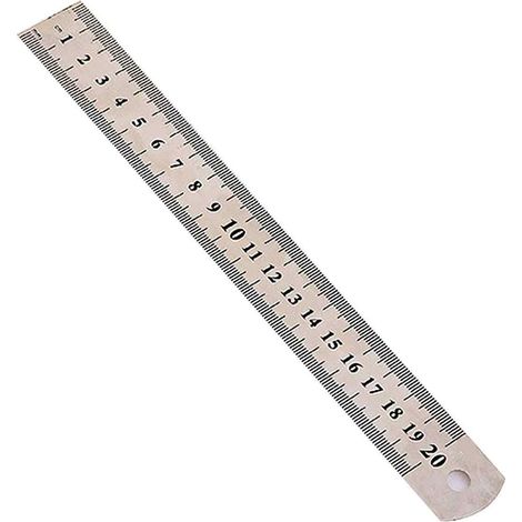 Règle en acier inoxydable haute résistance aux chocs 15 cm 20 cm 30 cm pour mesures et dessins de précision avec graduations photogravées (1/5)