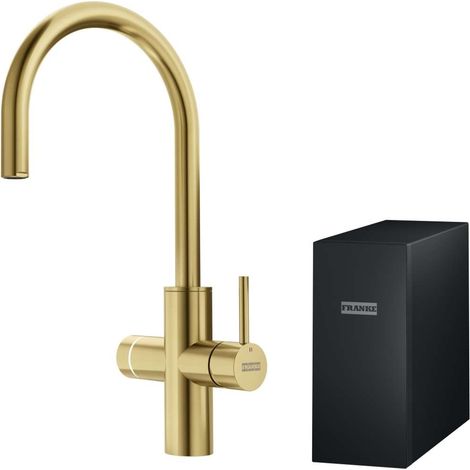 Franke Mythos - Spültischarmatur mit Filtersystem, Gold 160.0731.755 (1/3)