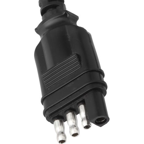 Anhängerstecker, 4-polig US auf 13-polig europäisch, separate Verkabelung für Bremslichter und Rücklichter (UTE4213) (1/5)