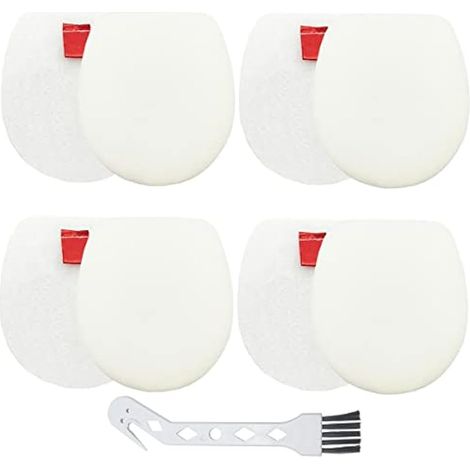 4 Pcs IZ201 Filtres pour Shark hoover IC300 IZ201 IZ201 IZ201 IZ251 IZ251 IZ202SM IZ201ME Aspirateur à manche sans fil Duoclean Anti Hair Wrap Pièces de rechange (1/5)