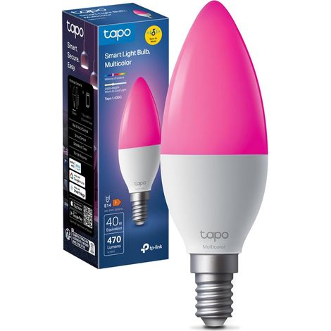 Ampoule Connectée E14, Multicolore LED Dimmable L430C, 1 pièce (1/5)