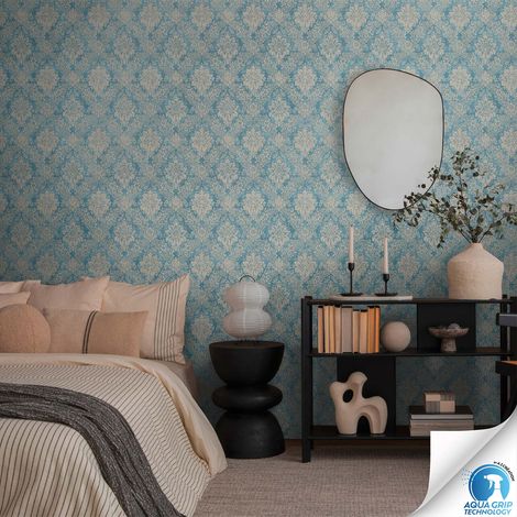 Papier peint Bleu WOW Designdrop Tapete "784921" (1/4)