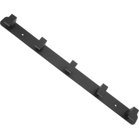 Black Aluminum Alloy Wall Hook for Modernist Design Clothes