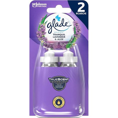 GLADE SENSE & SPRAY DEODORANTE PER AMBIENTI CON SENSORE DI MOVIMENTO FRAGRANZA LAVANDA 2 X 18 ML (1/5)