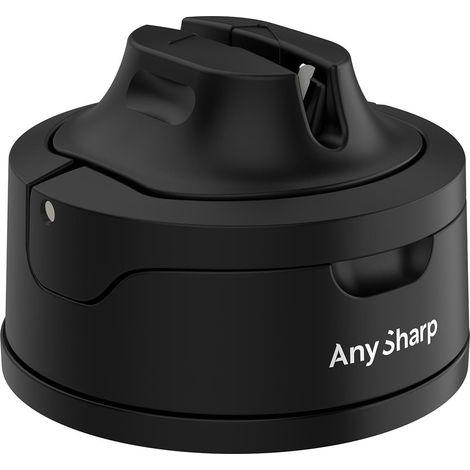 Aiguiseur de Couteaux, Sécurité Mains Libres, Ventouse PowerGrip, Aiguise en Toute Sécurité Tous les Couteaux de Cuisine, Idéal pour l'Acier Trempé (1/5)
