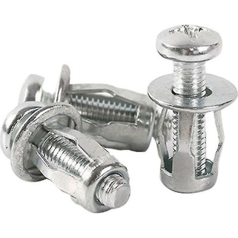 15 rivets pétales M5, écrous de levage, vis à métaux pour murs creux, écrous pétales en fer, lanterne d'expansion - (1/5)