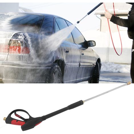 Kit de pistolet nettoyeur haute pression pour voiture 4000 PSI avec rallonge et tuyau d'arrosage (1/5)