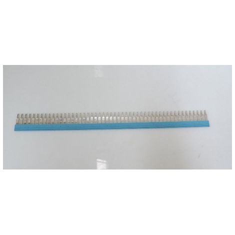 Peigne de pontage 50P isolé bleu horizontal pour bloc de jonction Pas 6mm 32A (à l'unité) ZQV 4N/50 BL WEIDMULLER 1528240000