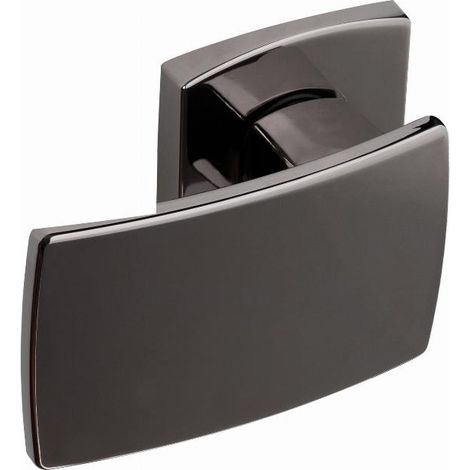 Béquille double (52 x 56 mm) ”Scult” sur rosace - BEZAULT - Diamant noir - Palière (1/2)