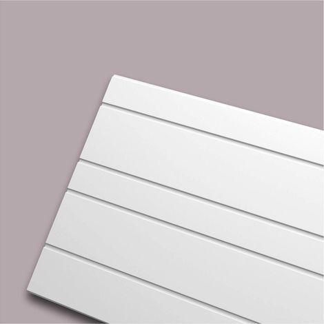 3d revestimiento mural NMC LATTE MIX 2600 WALLSTYL Noel Marquet Panel de pared Panel acustico Elemento decorativo Moldura para pared Perfil de estuco Moldura decorativa diseño moderno blanco 2,6 m