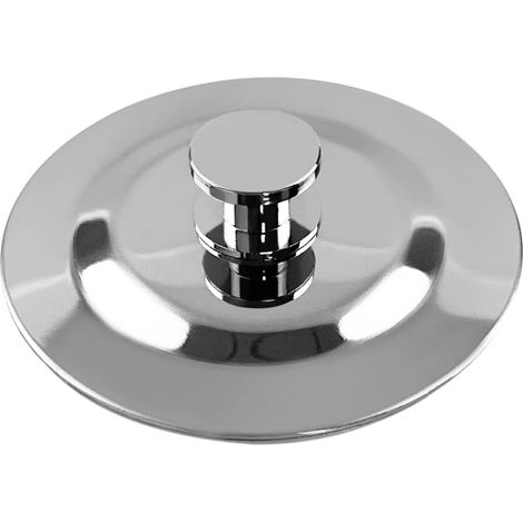 Grille de bonde en acier inoxydable, 44 mm, pour l'entretien de la salle de bain, de l'évier ou de la baignoire, adaptée pour empêcher les débris de pénétrer dans la bonde.-AquaForge (1/5)