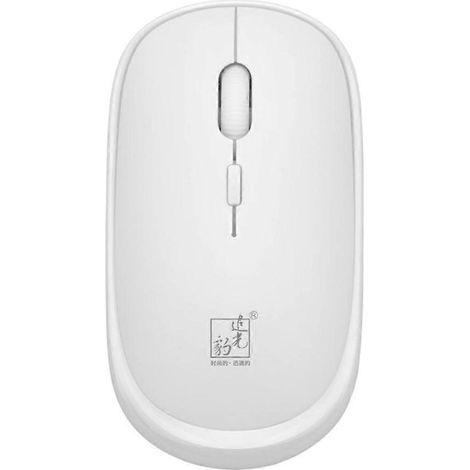 souris sans fil mini et résistante pour ordinateur portable - Accessoires pour ordinateur portable-48X20CM-White