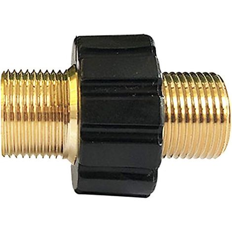 Raccord rapide tuyau – adaptateur double mâle M22x1.5 – compatible Karcher HD – diamètre 14mm (1/5)