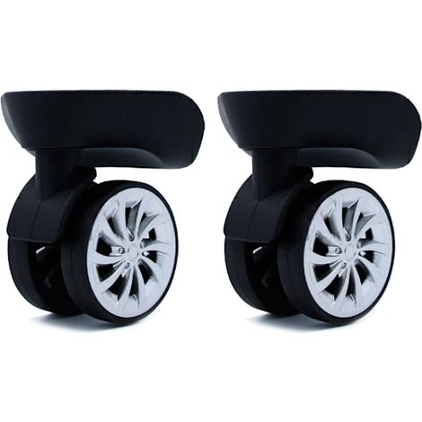 Roues de valise A57, roues pivotantes gauche et droite, pièces de rechange pour la plupart des valises (à monter soi-même) (1/5)