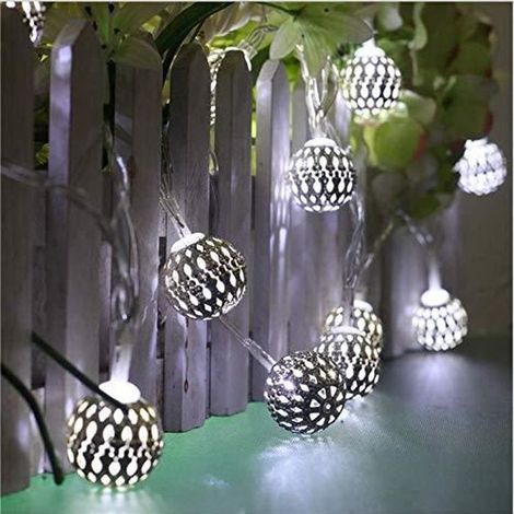 Guirlande Lumineuse Solaire - Non spécifié - 6.5m - 30 LED - Imperméable - Décoration Jardin (1/4)