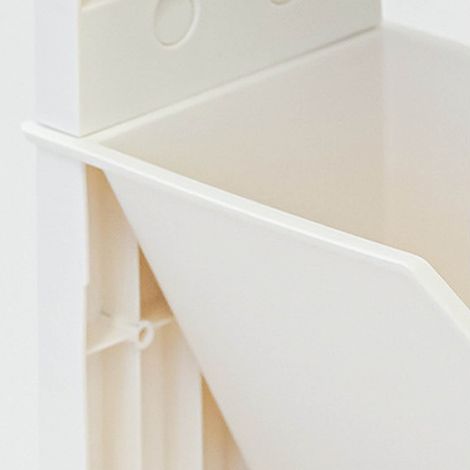 Mehrstufiges Bücherregal mit Universalrollen zur Aufbewahrung von Büchern im Wohnzimmer (1/5)