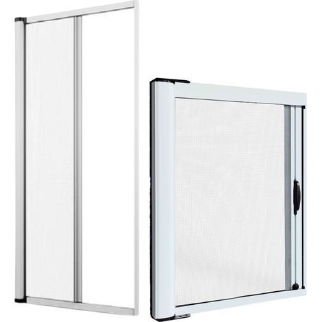 Zanzariera a rullo orizzontale per porta e balcone 150X250 avvolgibile - COLORE: BIANCO