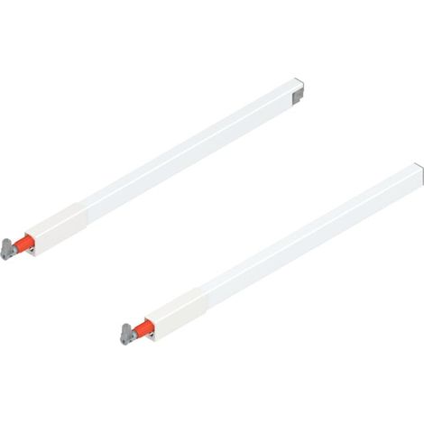 Blum TANDEMBOX Railing longitudinale (haut), pour tiroir avant, NL 450 mm, gauche/droite, pour TANDEMBOX intivo/antaro, pour TANDEMBOX antaro, blanc soyeux (1/2)